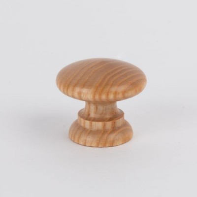 Knob style A 36mm ash lacquered wooden knob